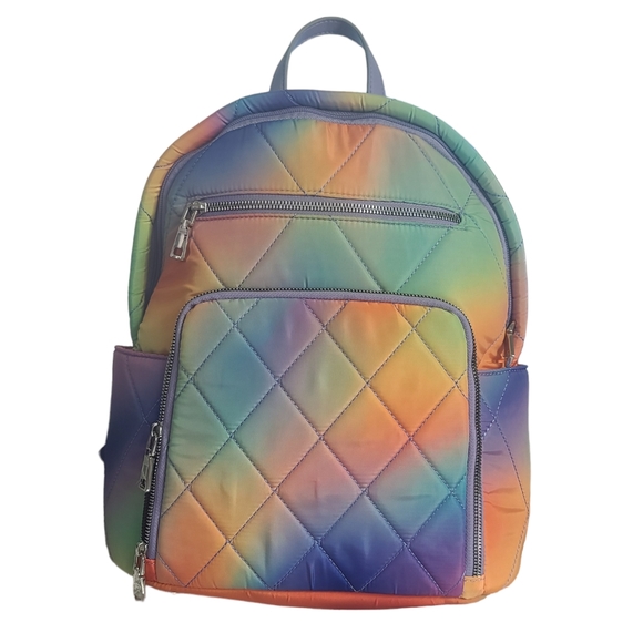 INC International Concepts Jaiyna Nylon Backpack Multicolor Spring Summer - Picture 1 of 4